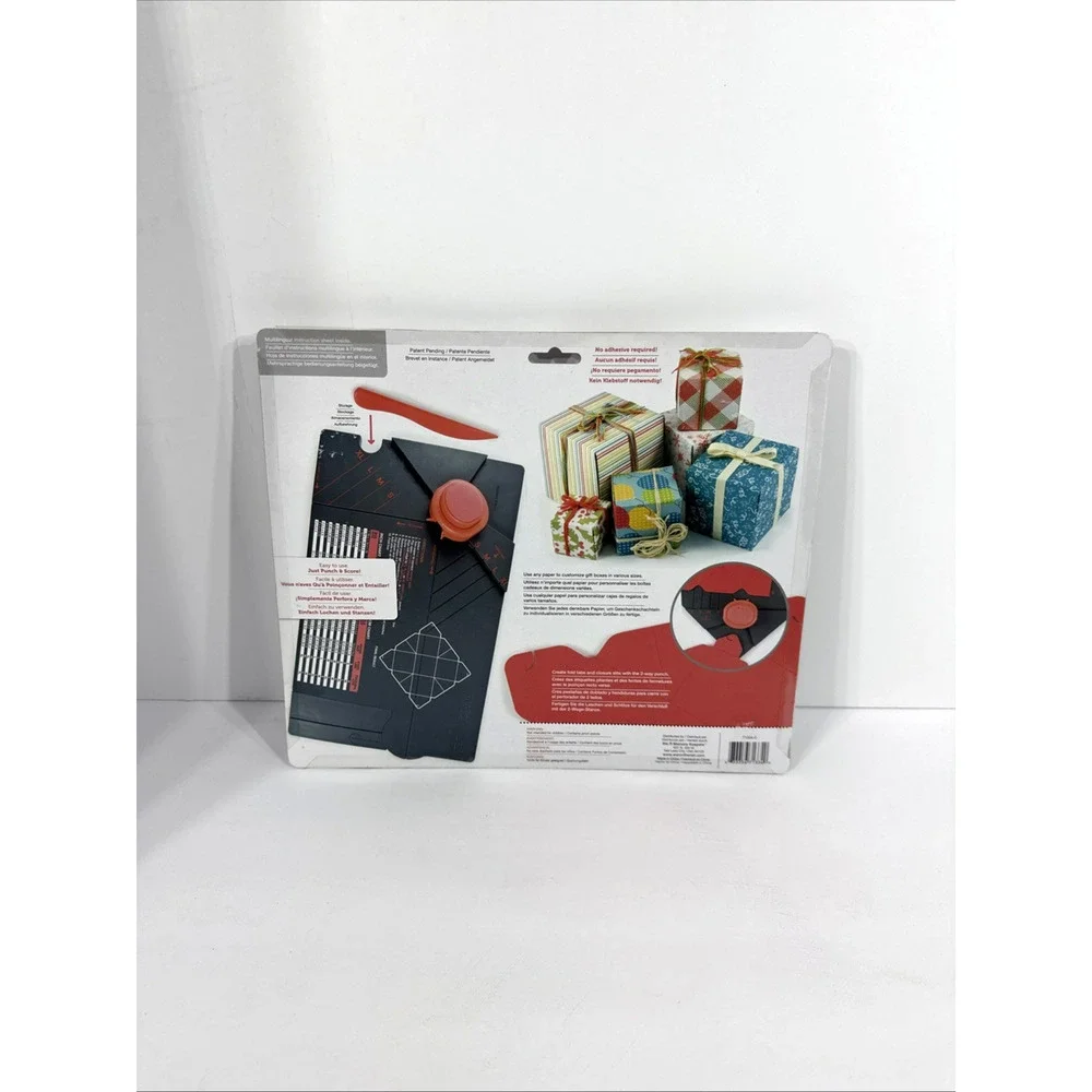 NEW We R Memory Keepers Gift Box Punch Board Creative Gift Wrapping NIP